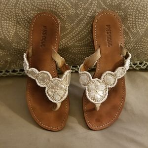 Mystique sandals white mother of pearl 11
